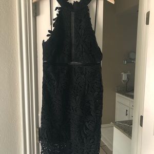 Bardot Black Lace Dress